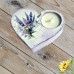 Suport decorativ pentru lumanare - buchet lavanda 115025